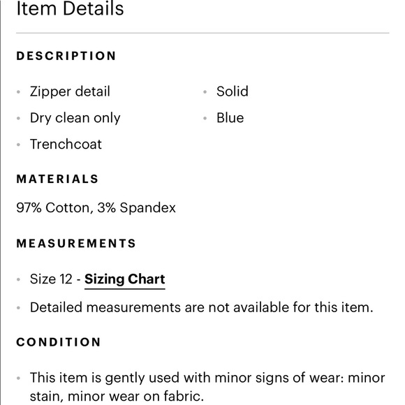 Apt. 9 Women's Trench Coat in Aqua - Picture 3 of 3